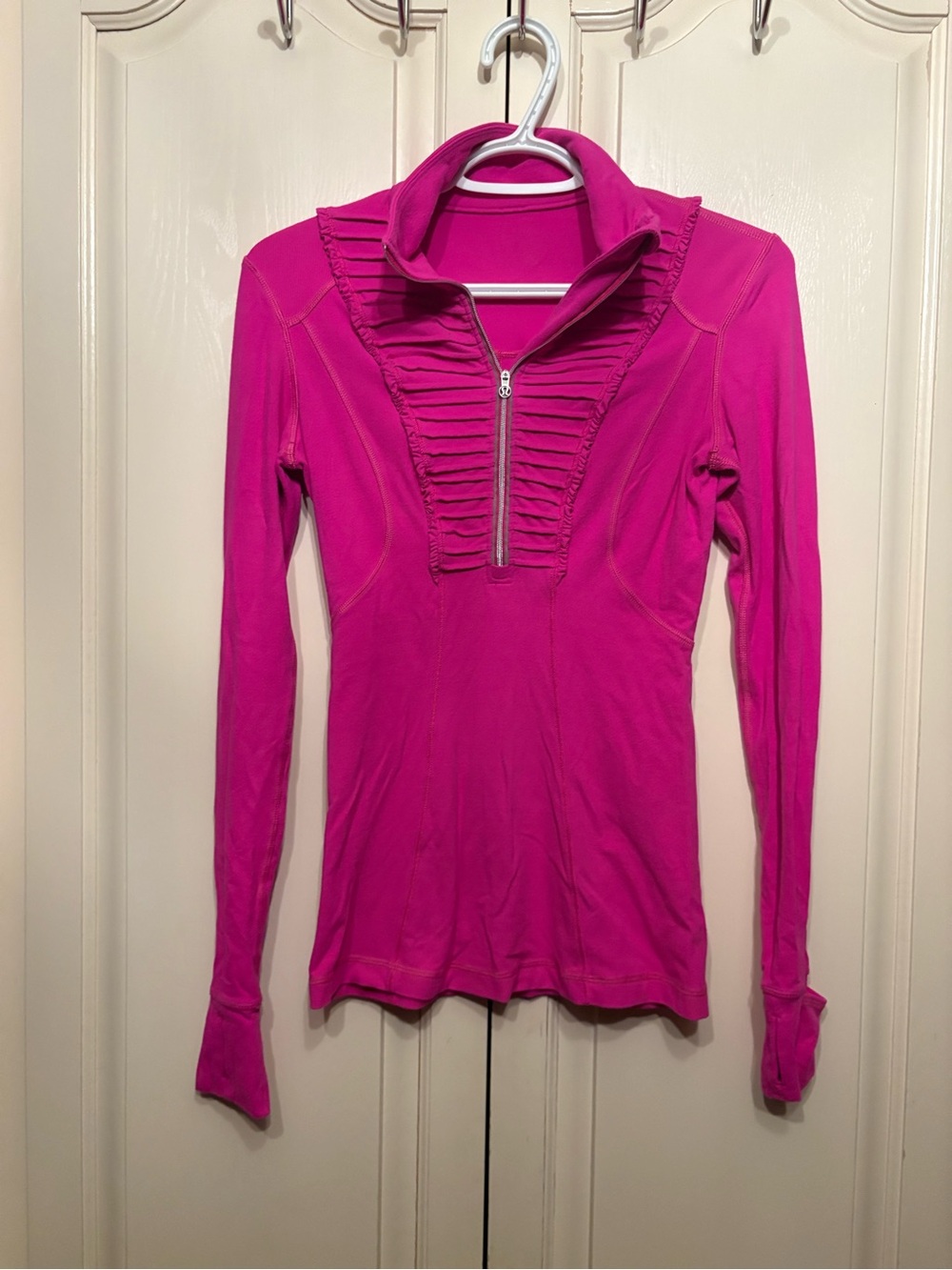 Lululemon Run: Your Heart Out Pullover~ Paris Pink Size 2